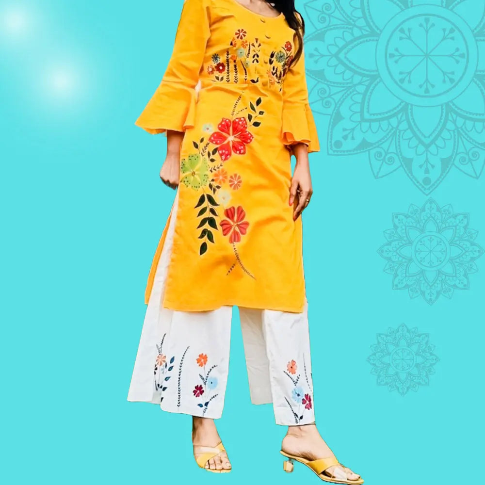 Kurti Set: Hand Painted My Store