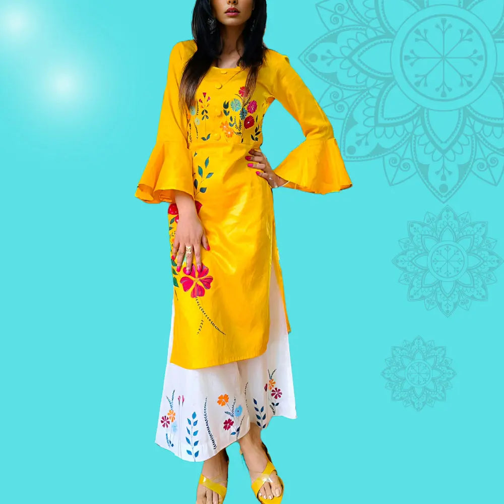 Kurti Set: Hand Painted My Store